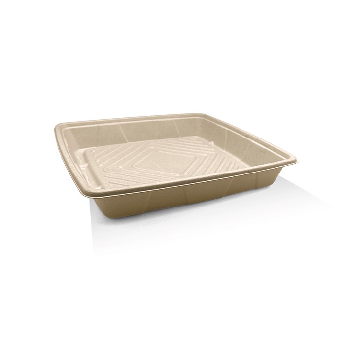 Sugarcane Unbleached  Platter 12" 100pc/ctn